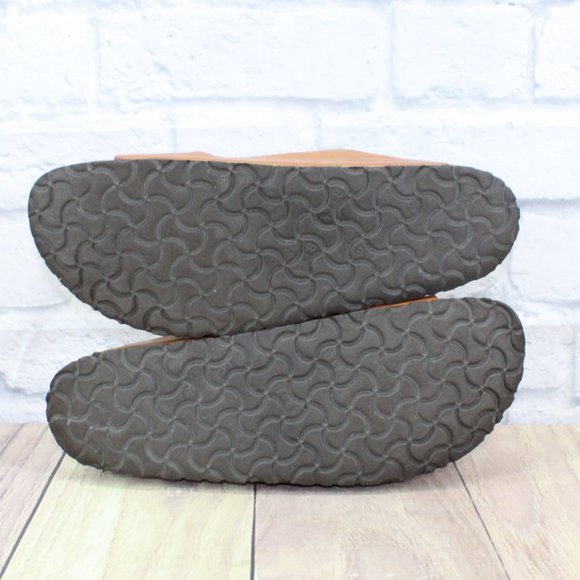 Birkenstock Arizona Oiled Brown Leather Soft Footbed Sandals Size 12 / 45 - Picture 9 of 9